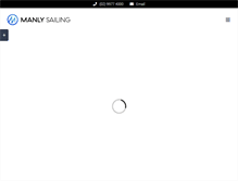 Tablet Screenshot of manlysailing.com